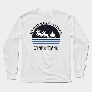 Merry Quarantined Christmas Night Long Sleeve T-Shirt